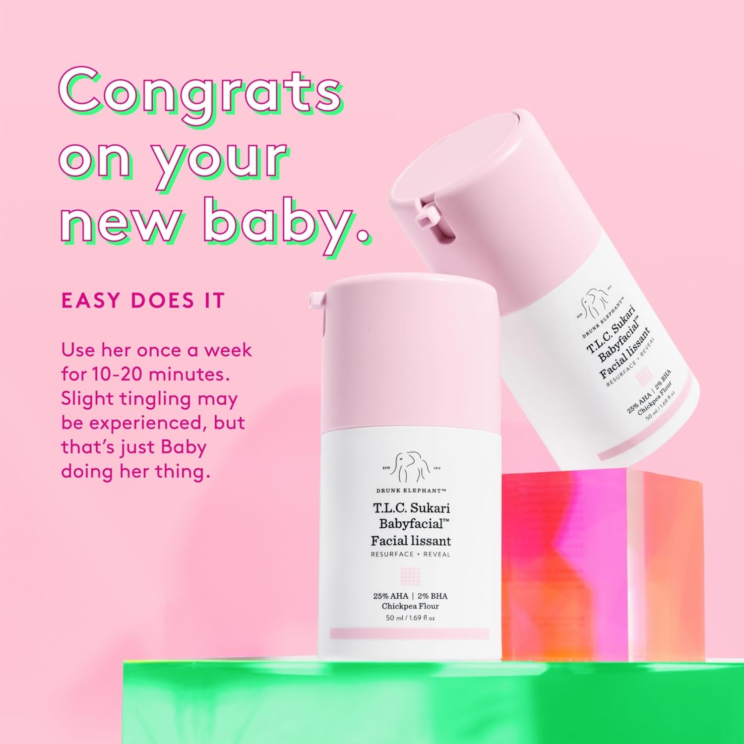Drunk Elephant T.L.C. Sukari Babyfacial - Exfoliating Face Mask 50 ml