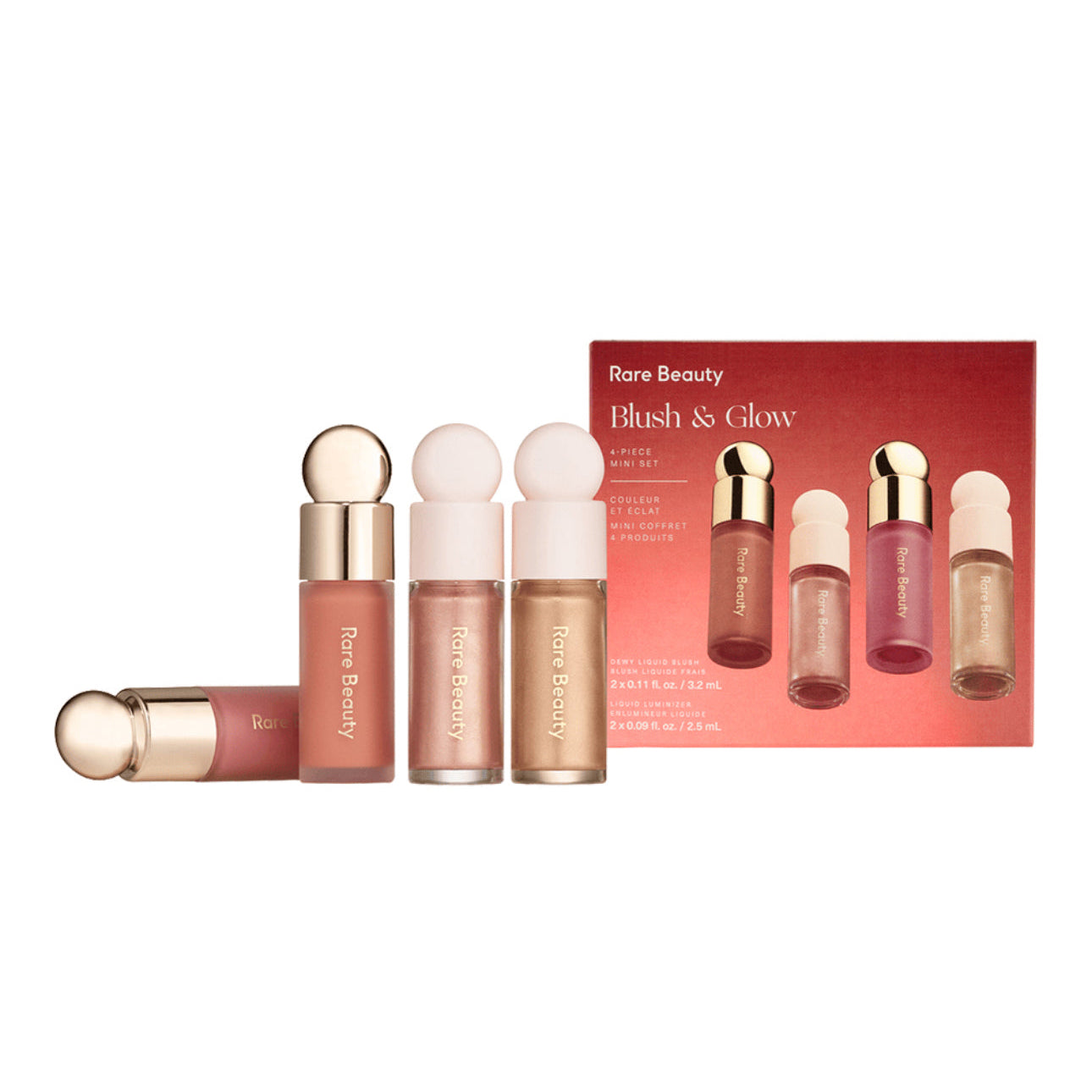 Rare Beauty Mini Blush & Glow 4-Piece Set