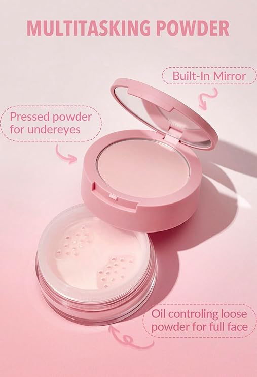 SHEGLAM INSTA-READY FACE & UNDER EYE SETTING POWDER DUO