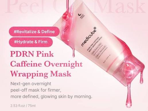 MEDICUBE PDRN Pink Caffeine Night Wrapping Mask 75ml