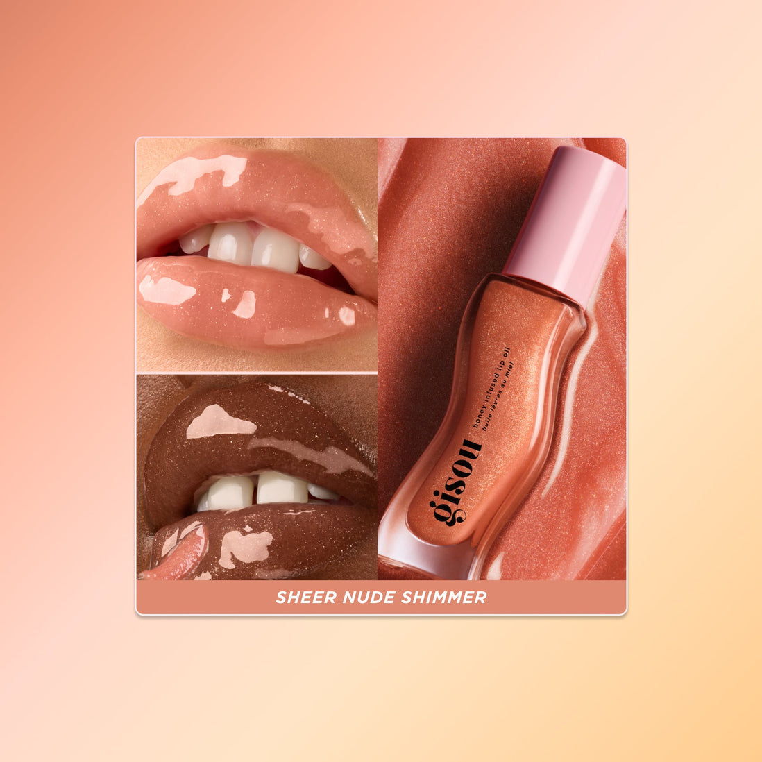 Gisou Lip Oil 8 ML Honey Gold