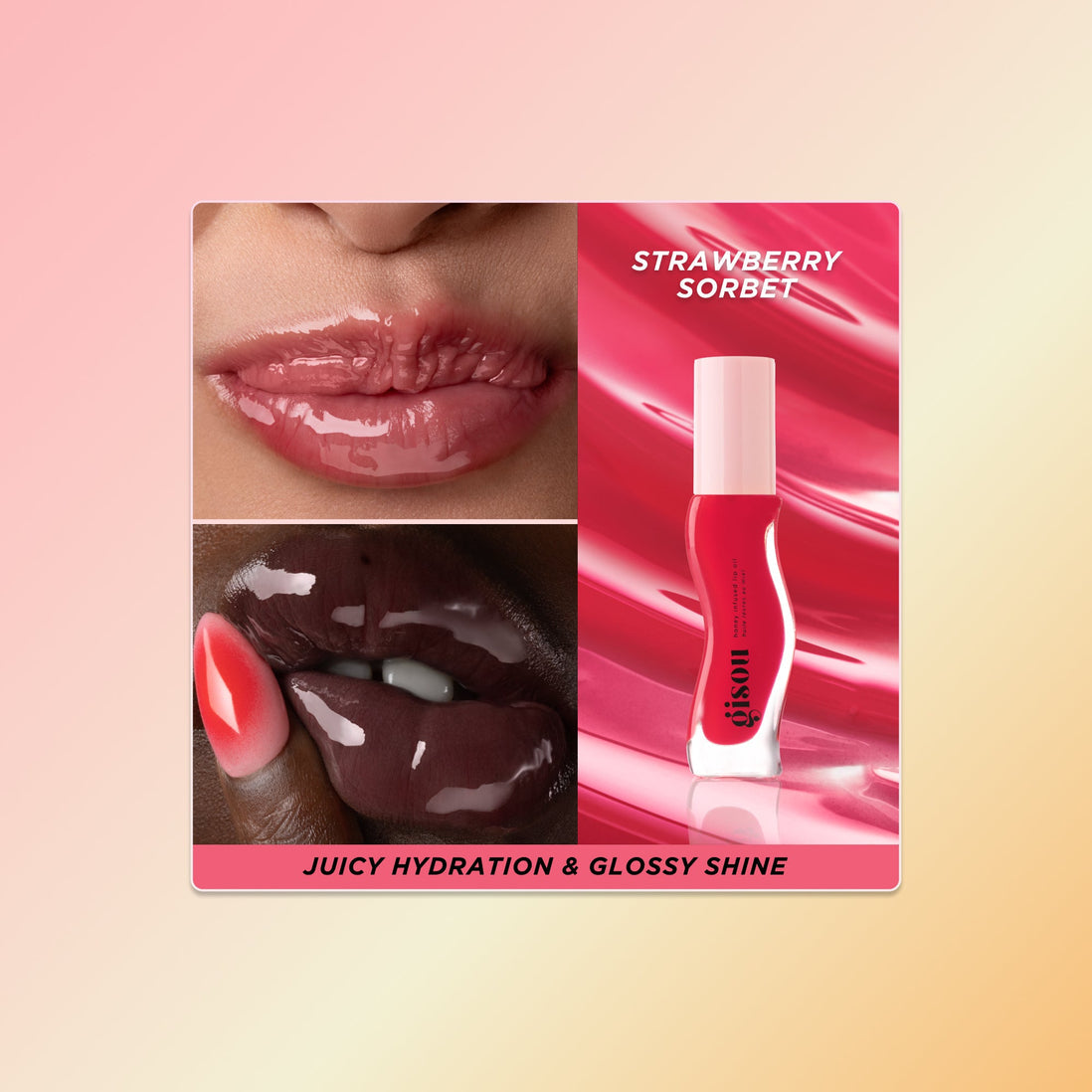 Gisou Lip Oil 8 ML Honey Gold