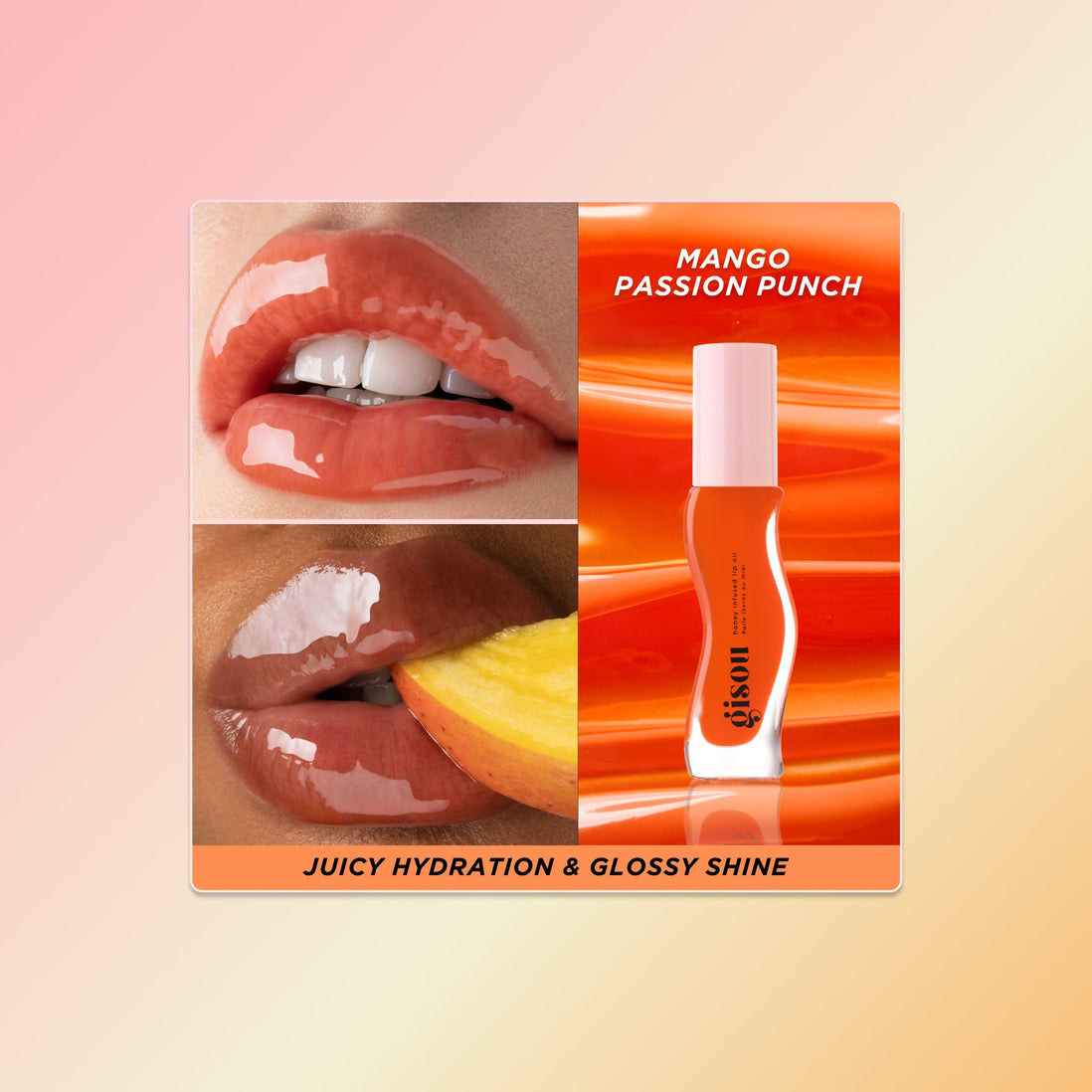Gisou Lip Oil 8 ML Honey Gold
