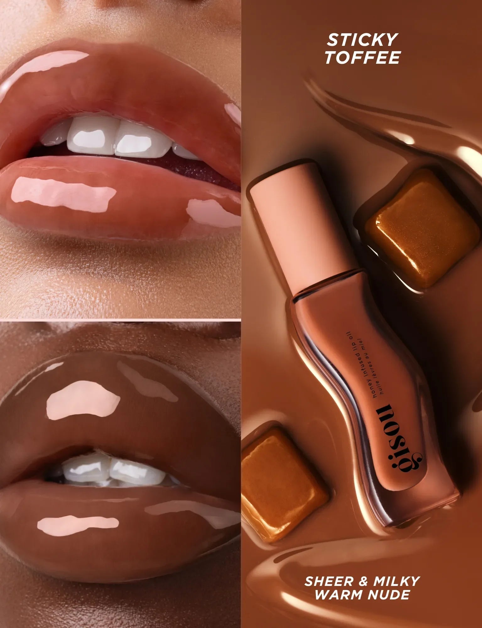 Gisou Lip Oil 8 ML Honey Gold