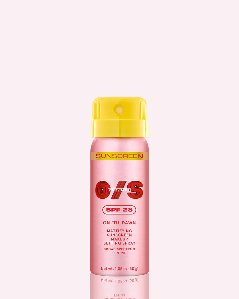 One Size On 'til Dawn Mattifying Sunscreen Makeup Setting Spray Spf 28