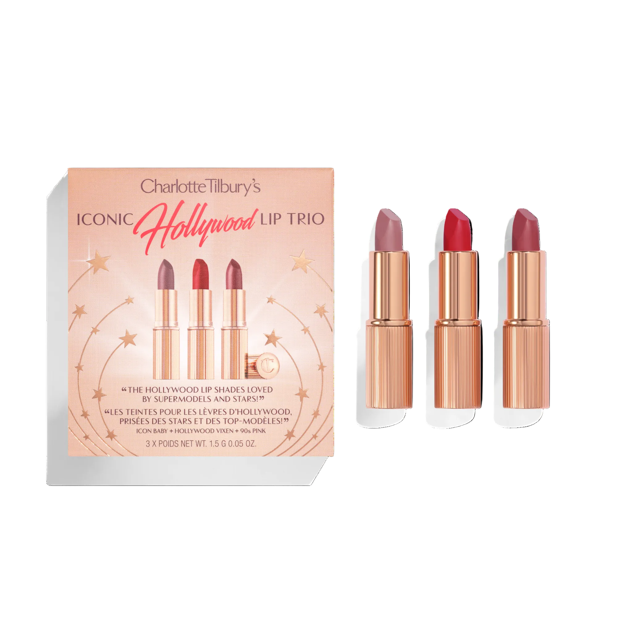 Charlotte Hollywood Mini Lip Trio