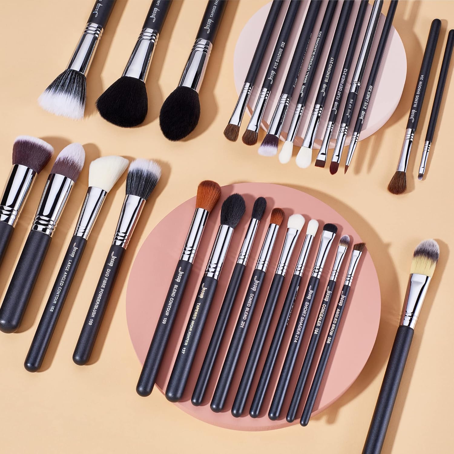 Jessup Makeup Brushes T-133 Set Professional 27 pcs