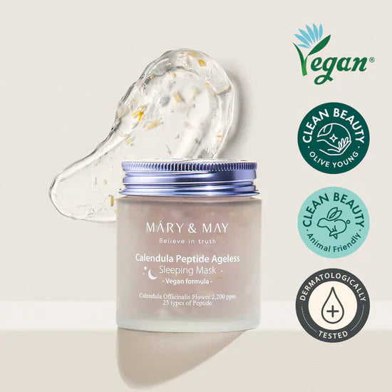 [Mary&May] Calendula Peptide Ageless Sleeping Mask 110g