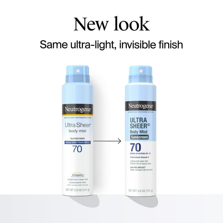Nuetrogena Ultra Body Shimmer Sunscreen-141g