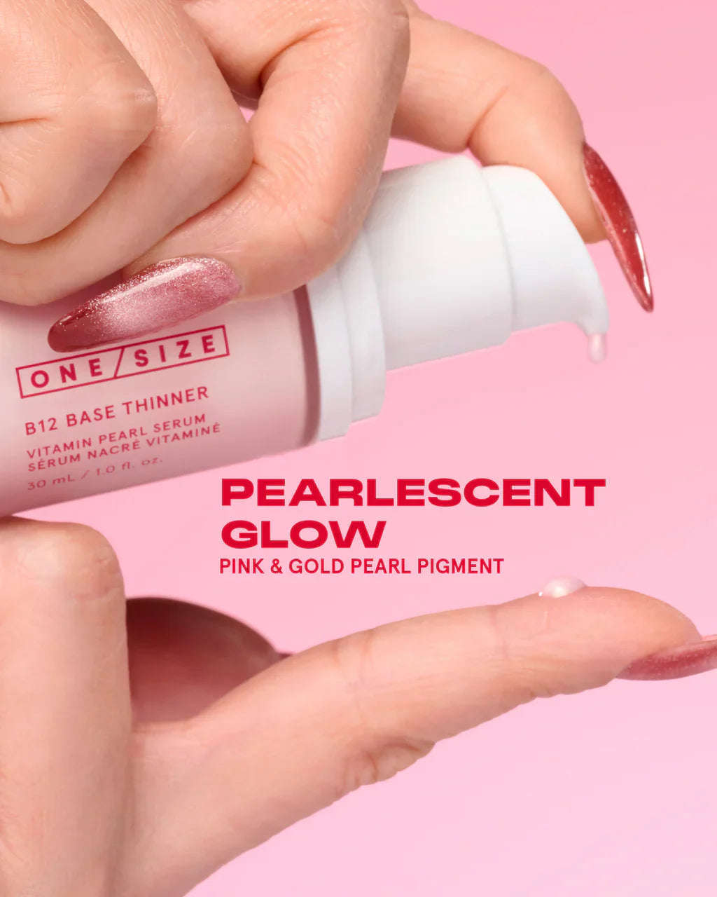 One Size B12 Base Thinner Vitamin Pearl Serum-30 ML