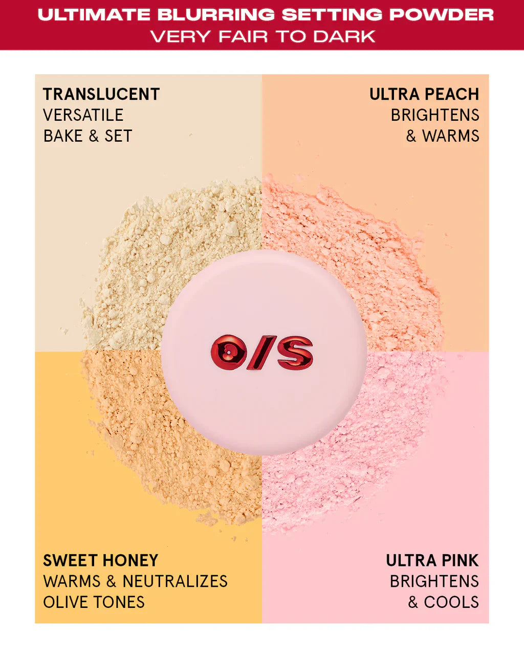 ONE SIZE BLURRING SETTING POWDER PINK