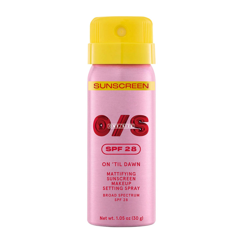 One Size On 'til Dawn Mattifying Sunscreen Makeup Setting Spray Spf 28