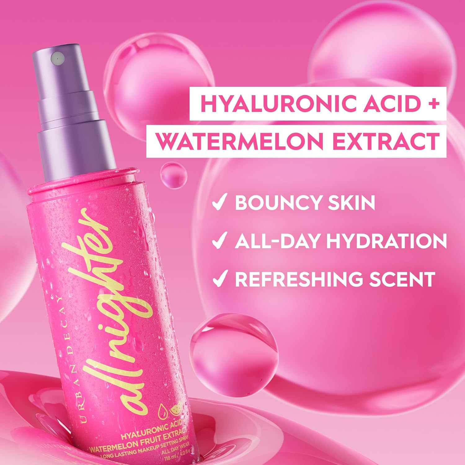 Urban Decay All Nighter Hyaluronic Setting Spray 118ML