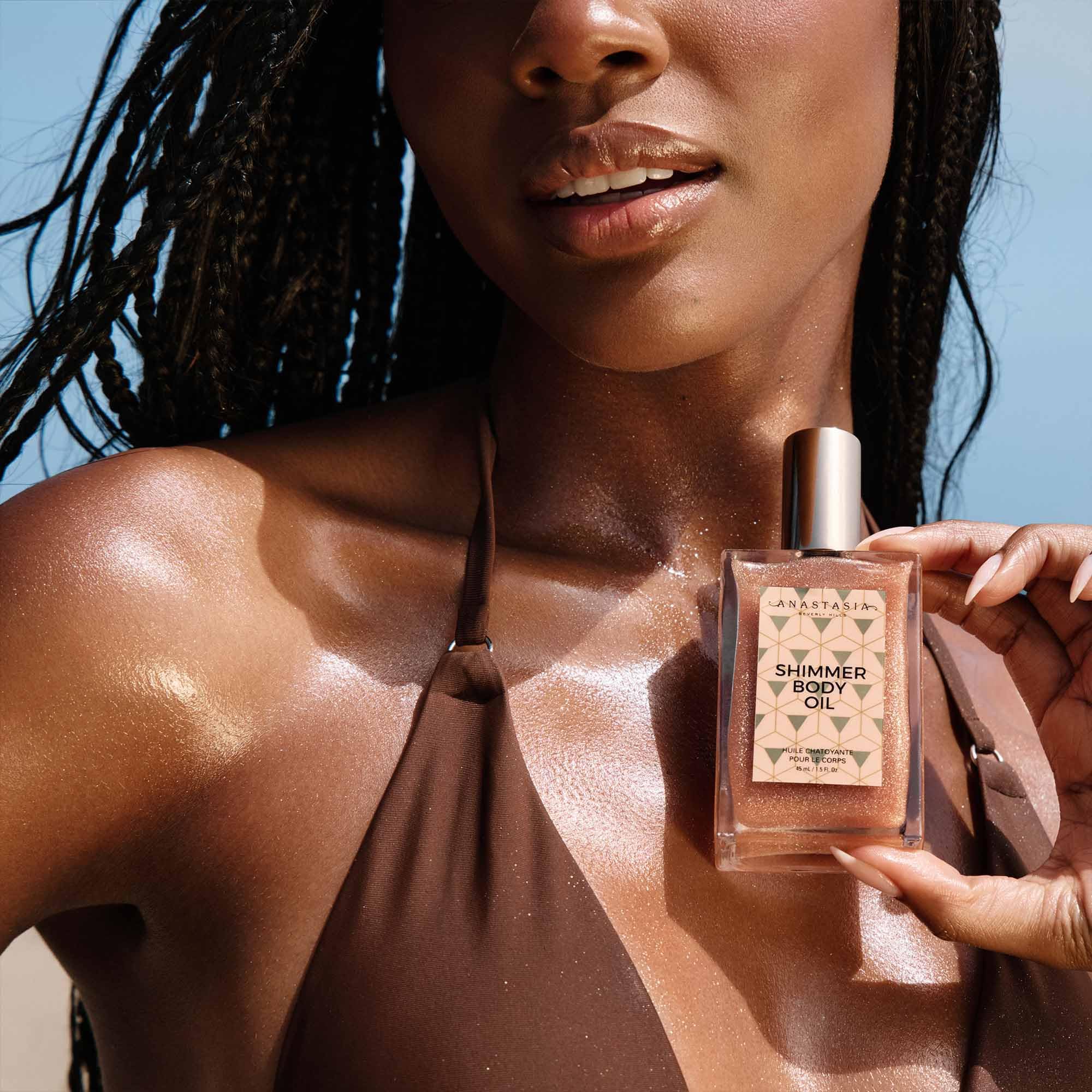Anastasia Shimmer Body Oil White- 45ML