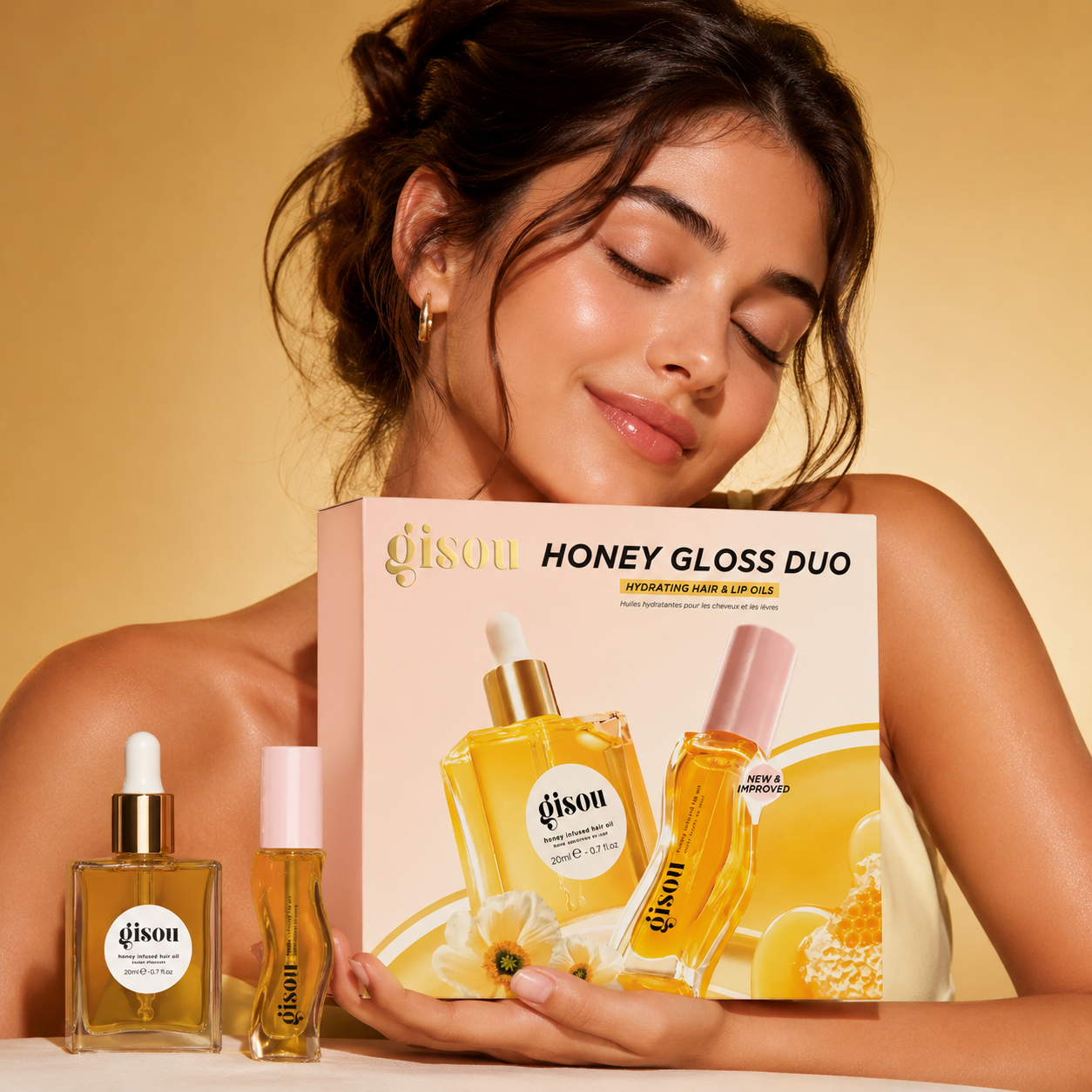 Gisou honey glass duo