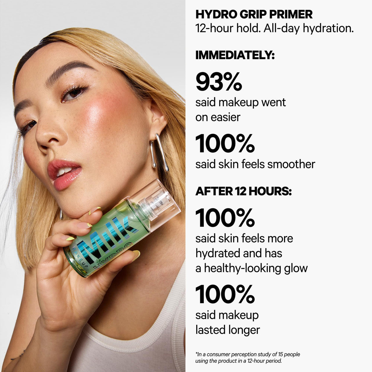 Milk Makeup Hydro Grip Primer with Hyaluronic Acid + Niacinamide