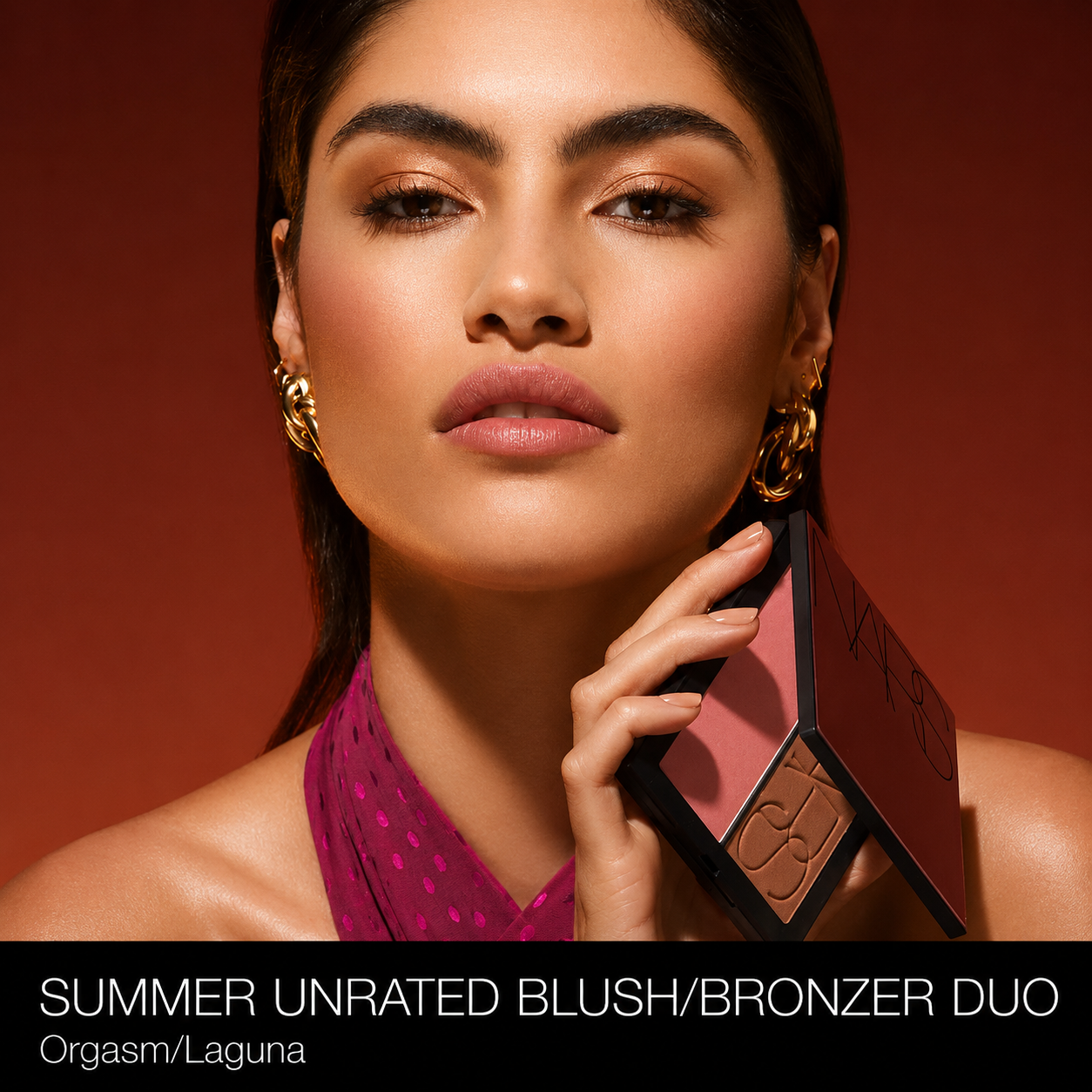 Nars Summer Unrated Blush & Bronzer Duo(Orgasm & Laguna)