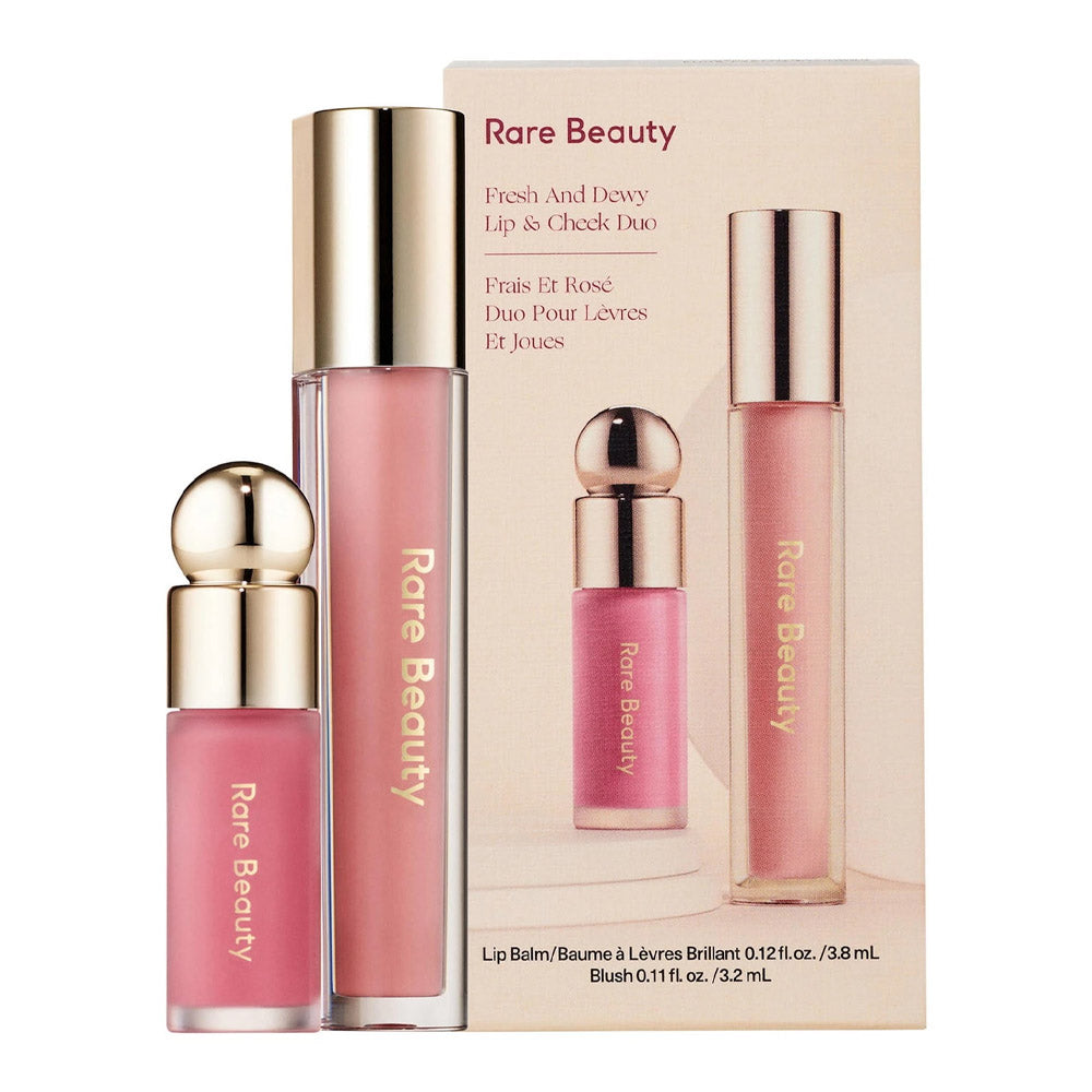 Rare Beauty Fresh And Dewy Lip & Cheek Duo-Nearly Petal Happy