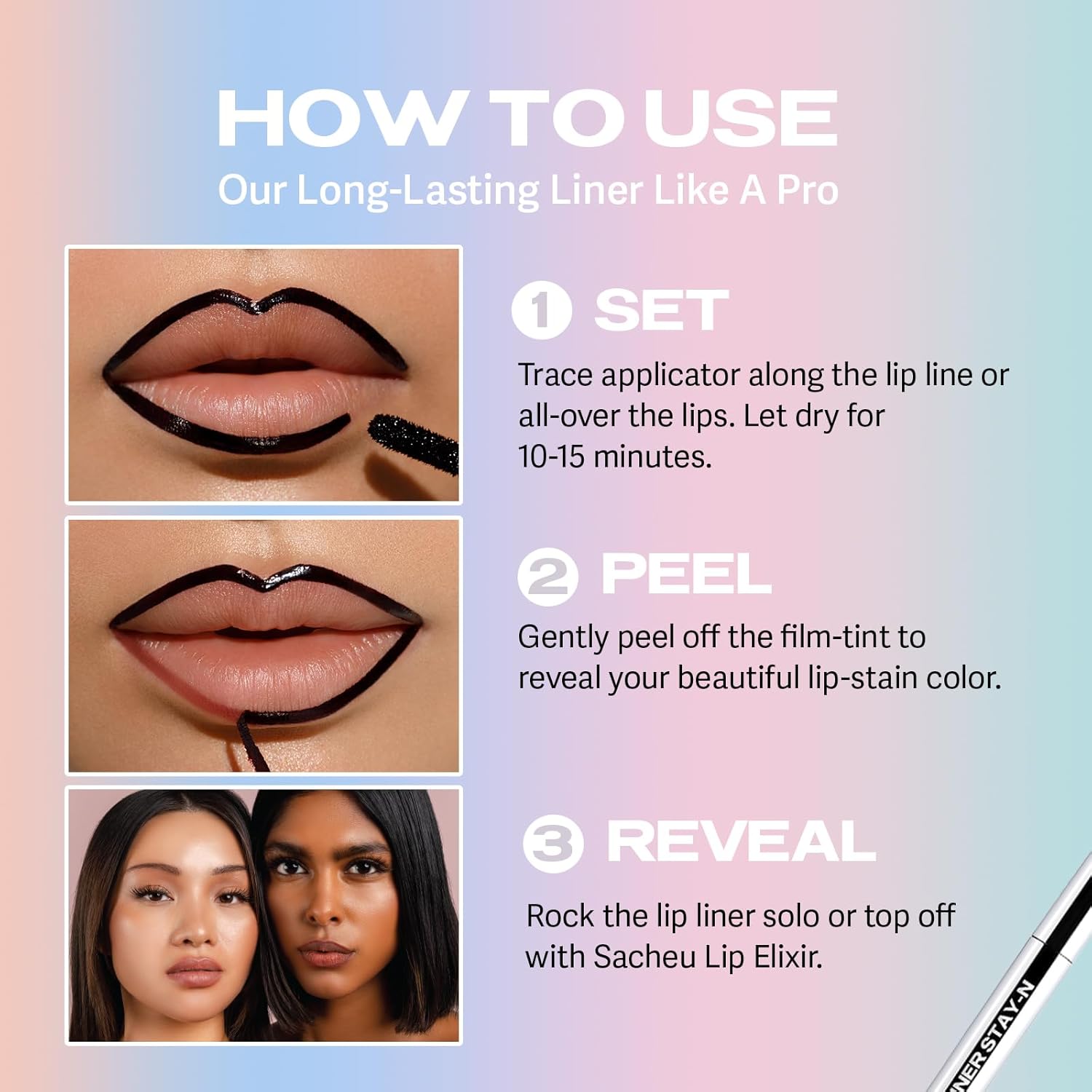 Sacheu Liner Stay N Peel Off