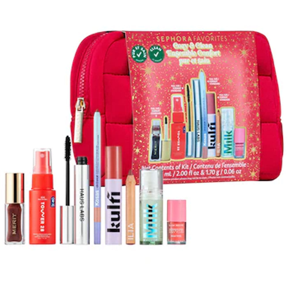 Sephora Favourites Cozy & Clean Makeup Value Set
