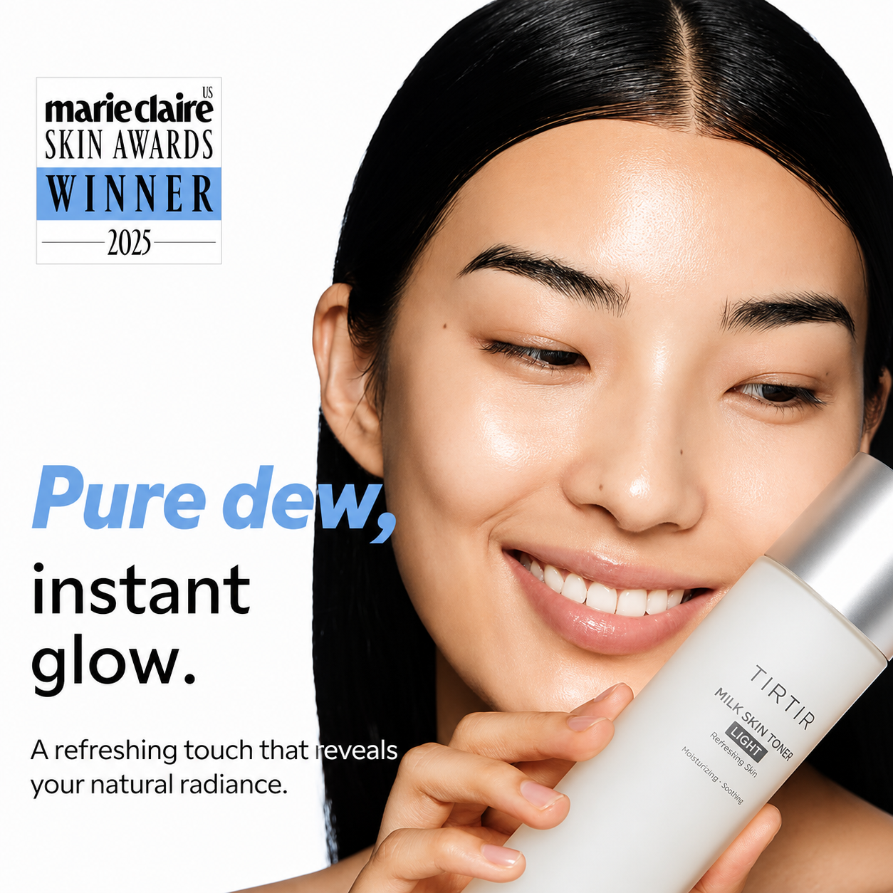 TIRTIR Milk Skin Toner Light  Instant Hydration with 4% Niacinamide-150 ML
